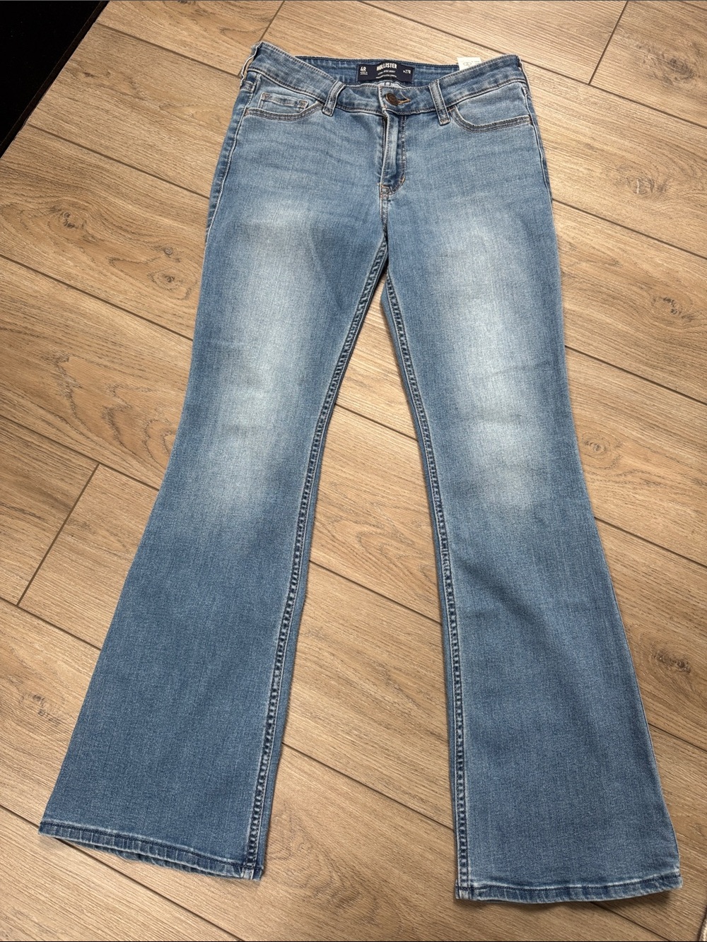 Hollister Light Blue Flared Jeans size 27R